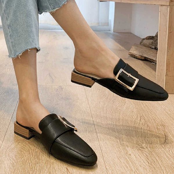 summer luxury brand woman's shoes slip-on slides square toe chunky low heels women slippers mules with buckle size 44 45 210611, Black
summer luxury brand woman's shoes slip-on slides square toe chunky low heels women slippers mules with buckle size 44 45 210611, Black
