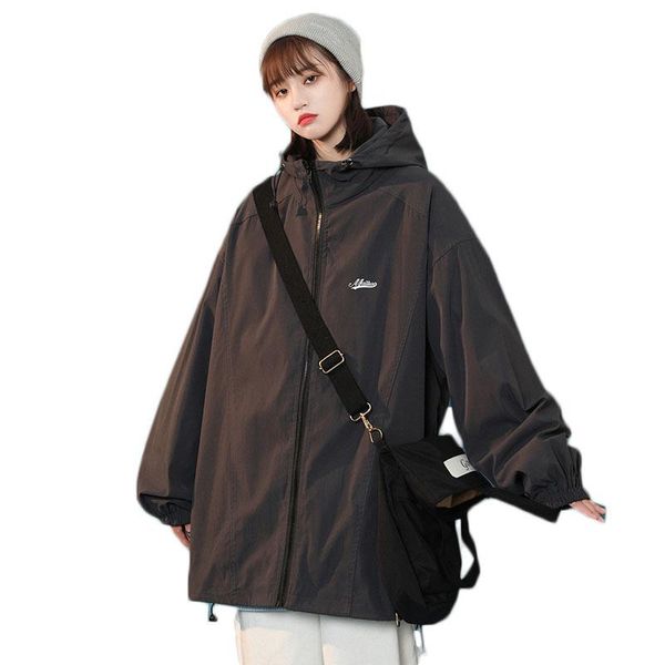 women's jackets wsyore spring and autumn women loose wild tooling baseball uniform jacket female student large size black street ns2877, Black;brown 
women's jackets wsyore spring and autumn women loose wild tooling baseball uniform jacket female student large size black street ns2877, Black;brown