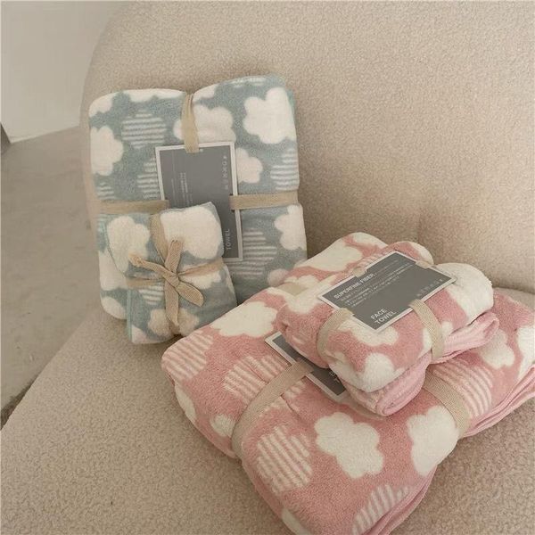 coral fleece towels set cloud pattern blanket home bath for adults face towel thick absorbent luxury bathroom
coral fleece towels set cloud pattern blanket home bath for adults face towel thick absorbent luxury bathroom