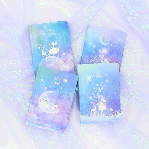 star hardcover sketchbook notepad diary drawing a5 creative student colorful inner page illustration notebook gift notepads, Purple;pink
star hardcover sketchbook notepad diary drawing a5 creative student colorful inner page illustration notebook gift notepads, Purple;pink