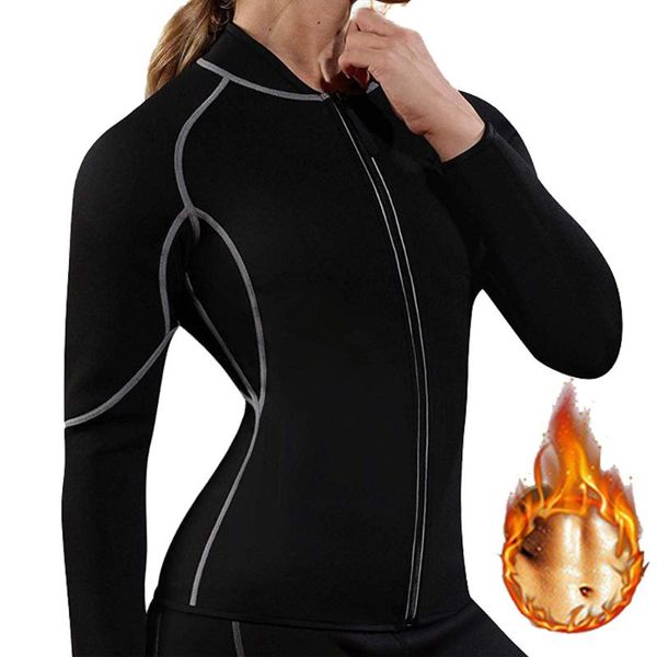 women's shapers slimming body shaper women shapewear tight neoprene sauna suit waist trainer zipper shirt long sleeve blouse, Black;white
women's shapers slimming body shaper women shapewear tight neoprene sauna suit waist trainer zipper shirt long sleeve blouse, Black;white