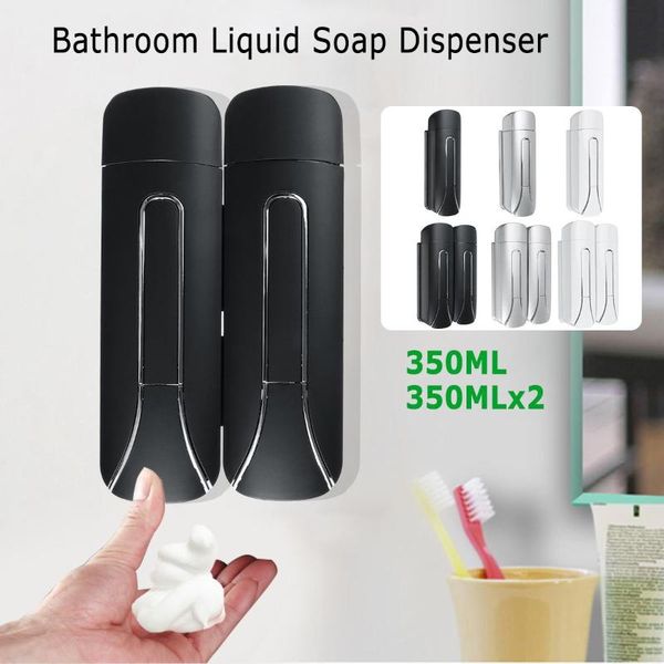 liquid soap dispenser bathroom wall mounted for kitchen plastic 350ml shower gel detergent shampoo bottle el home
liquid soap dispenser bathroom wall mounted for kitchen plastic 350ml shower gel detergent shampoo bottle el home