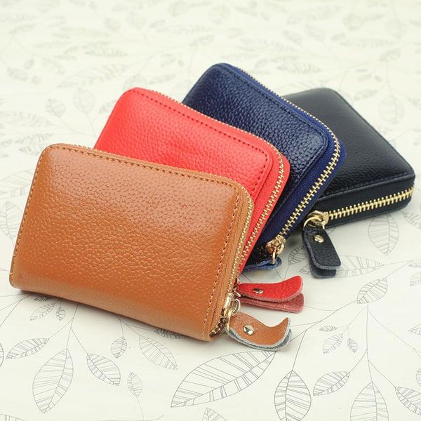 card holders short small purse cowhide coin multifunctional multi-card package organ, Brown;gray
card holders short small purse cowhide coin multifunctional multi-card package organ, Brown;gray