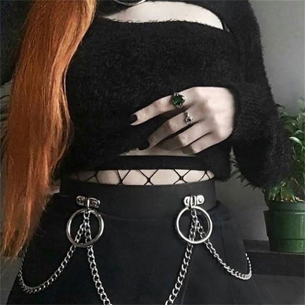 belts women punk gothic pu leather belt metal keychain keyring waist for street dance decorhip hop ring chain, Black;brown
belts women punk gothic pu leather belt metal keychain keyring waist for street dance decorhip hop ring chain, Black;brown