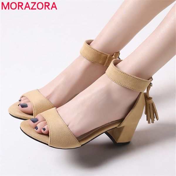 arrival women sandals flock simple high heels shoes zip solid colors summer fashion dress woman, Black
arrival women sandals flock simple high heels shoes zip solid colors summer fashion dress woman, Black