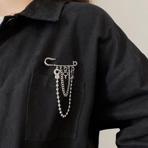 pins, brooches multi neuter fashion brooch vintage chill men's and women's key hip-hop accessories, Gray
pins, brooches multi neuter fashion brooch vintage chill men's and women's key hip-hop accessories, Gray