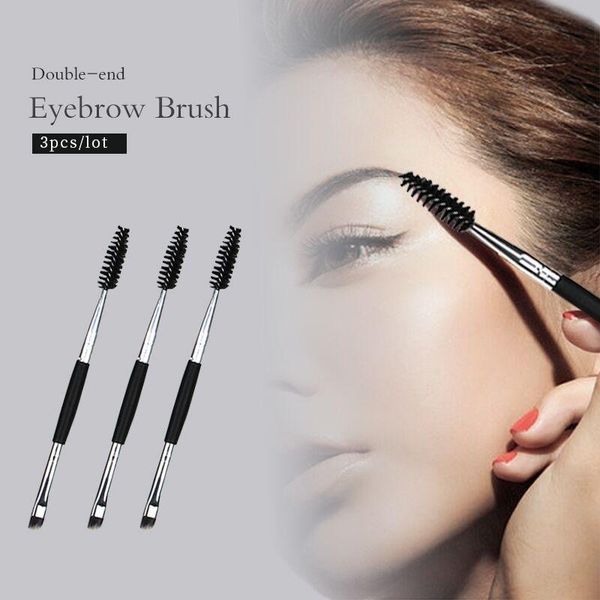 makeup brushes 3pcs/lot double-end eyebrow brush eyelash portable cosmetics 
makeup brushes 3pcs/lot double-end eyebrow brush eyelash portable cosmetics