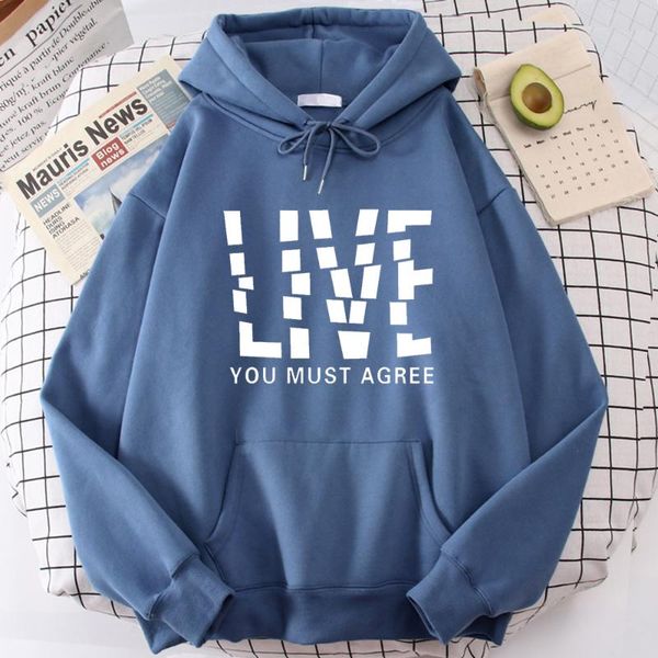 men's hoodies & sweatshirts hoody live you must agree fashion letters hoodie for mens streetwear graphic vintage man sweatshirt punk fl, Black
men's hoodies & sweatshirts hoody live you must agree fashion letters hoodie for mens streetwear graphic vintage man sweatshirt punk fl, Black