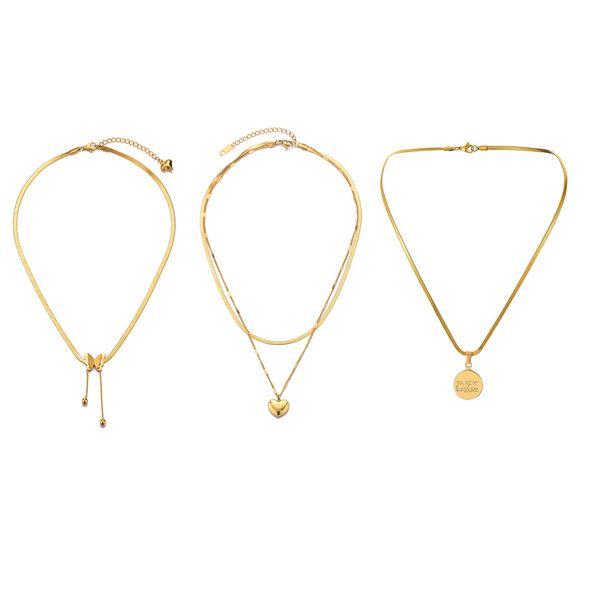1 pc stainless steel necklace real gold plated delicate pendant neckalce for women fashion jewelry 2021, Silver
1 pc stainless steel necklace real gold plated delicate pendant neckalce for women fashion jewelry 2021, Silver