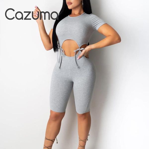 women's tracksuits cazuma women lady short pants 2 pcs set sleeve club wear tie bandage crop holloed out designer playsuits, Gray
women's tracksuits cazuma women lady short pants 2 pcs set sleeve club wear tie bandage crop holloed out designer playsuits, Gray