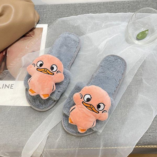 slippers winter ladies cute simple cotton plush fashion shoes comfortable women's, Black 
slippers winter ladies cute simple cotton plush fashion shoes comfortable women's, Black