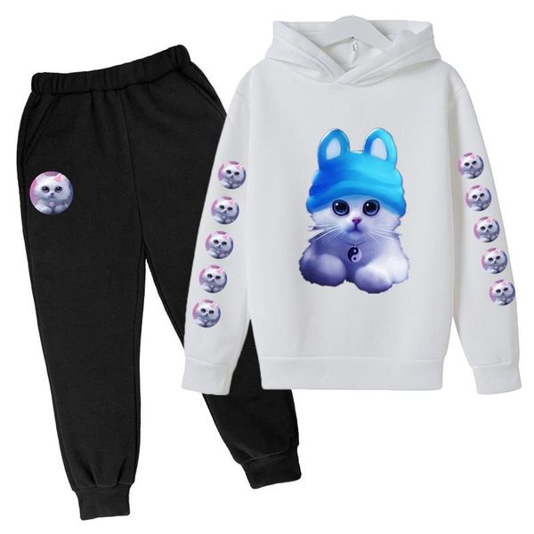 clothing sets 2021 fun lovely cat printed kids boys sportswear hoodie spring and autumn girls + sweatpants harajuku set, White
clothing sets 2021 fun lovely cat printed kids boys sportswear hoodie spring and autumn girls + sweatpants harajuku set, White