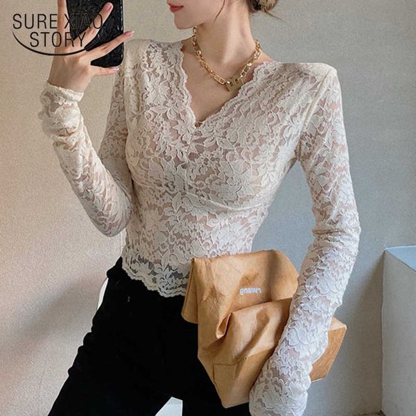 summer v-neck lace blouse women french chic short transparent floral shirt ladies slim long sleeve bottoming 13431 210528, White
summer v-neck lace blouse women french chic short transparent floral shirt ladies slim long sleeve bottoming 13431 210528, White