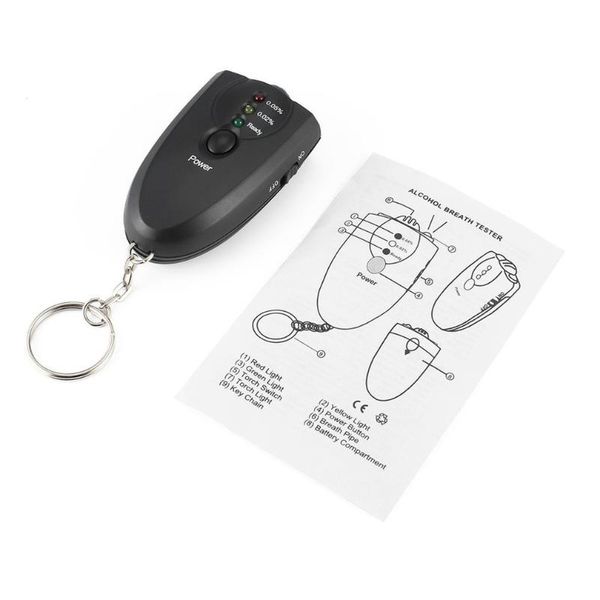 alcoholism test breathable alcohol detector portable tester keychain with led function practical durable
alcoholism test breathable alcohol detector portable tester keychain with led function practical durable
