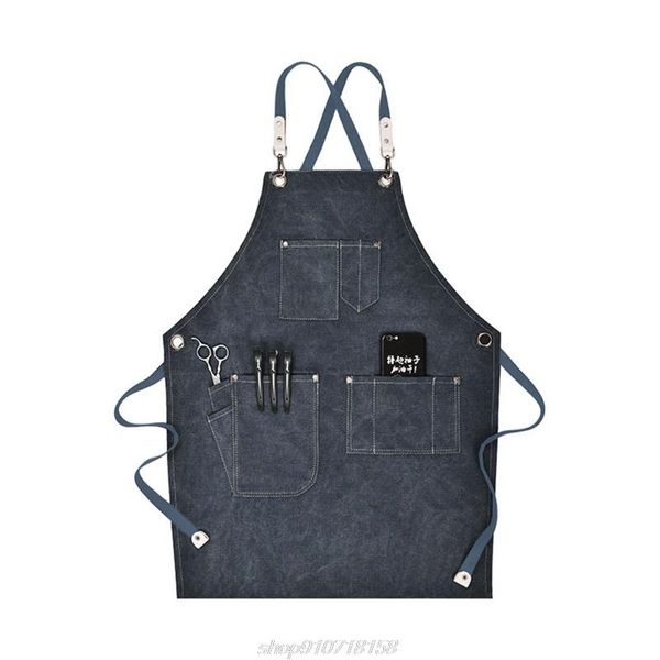 aprons chef apron cotton canvas cross back adjustable with pockets for women and men, kitchen cooking a d17 20 drop
aprons chef apron cotton canvas cross back adjustable with pockets for women and men, kitchen cooking a d17 20 drop