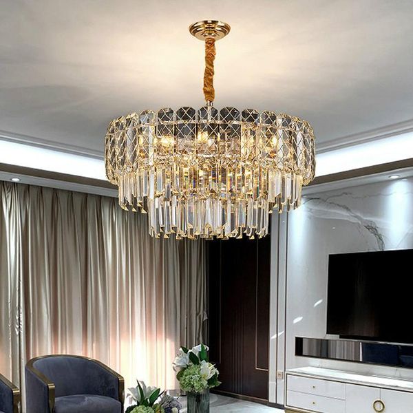 light luxury crystal chandelier post modern living room lamp simple atmosphere high-end restaurant bedroom chandeliers
light luxury crystal chandelier post modern living room lamp simple atmosphere high-end restaurant bedroom chandeliers