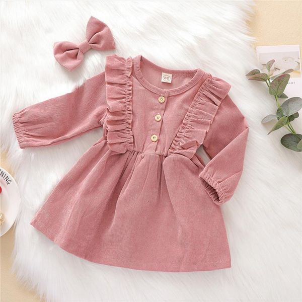 autumn winter toddler baby girls girl dresses long sleeve ruffles princess kids corduroy pleated fashion children casual, Red;yellow
autumn winter toddler baby girls girl dresses long sleeve ruffles princess kids corduroy pleated fashion children casual, Red;yellow