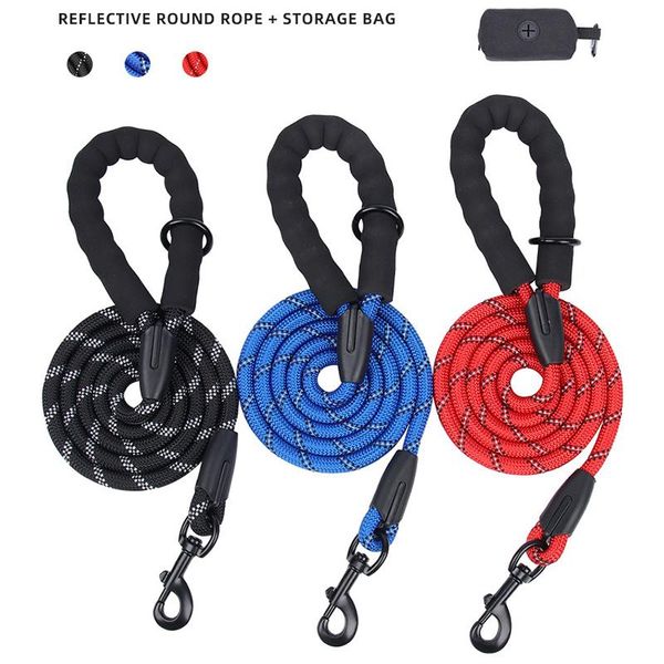 dog collars & leashes leash reflective nylon round rope poop picking bag set durable and portable ts1
dog collars & leashes leash reflective nylon round rope poop picking bag set durable and portable ts1
