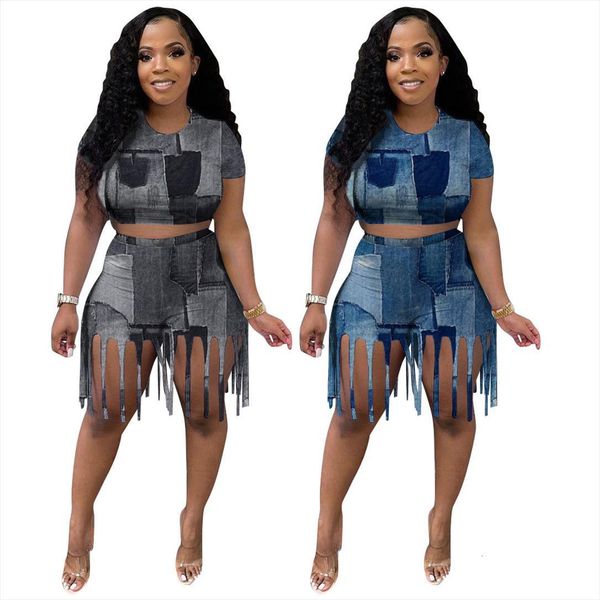 tassel 2 pieces women tracksuits shorts sets short sleeve o neck crop and fashion printed club outfits tracksuit, Gray
tassel 2 pieces women tracksuits shorts sets short sleeve o neck crop and fashion printed club outfits tracksuit, Gray