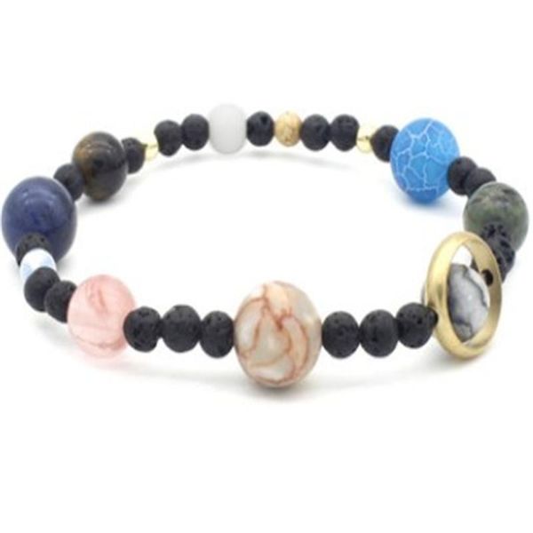beaded, strands pameng women's vintage solar system bracelets eight planetary bangle men natural stone bead wristband exquisite jewelry, Black
beaded, strands pameng women's vintage solar system bracelets eight planetary bangle men natural stone bead wristband exquisite jewelry, Black