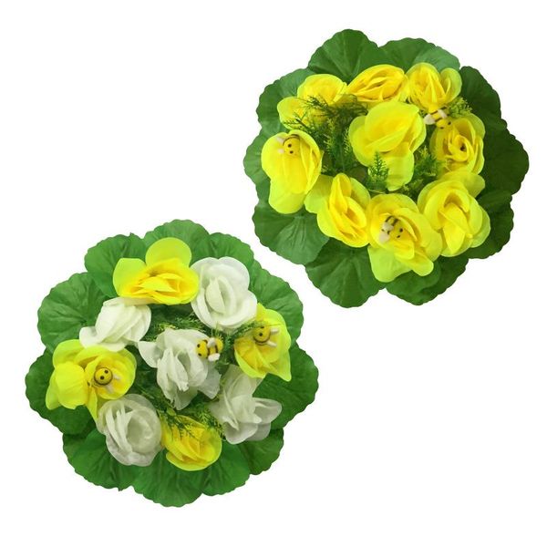 decorative flowers & wreaths 30cm bee wreath independence day festival party door decor
decorative flowers & wreaths 30cm bee wreath independence day festival party door decor