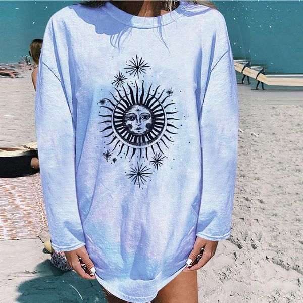 women's t-shirt women t shirt tie-dye round neck autumn spring long sleeve oversize casual loose female girls harajuku streetwear, White
women's t-shirt women t shirt tie-dye round neck autumn spring long sleeve oversize casual loose female girls harajuku streetwear, White