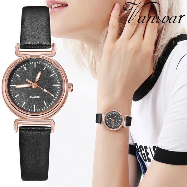 wristwatches vansvar women's casual quartz leather band watch frosted dial analog wrist, Slivery;brown
wristwatches vansvar women's casual quartz leather band watch frosted dial analog wrist, Slivery;brown