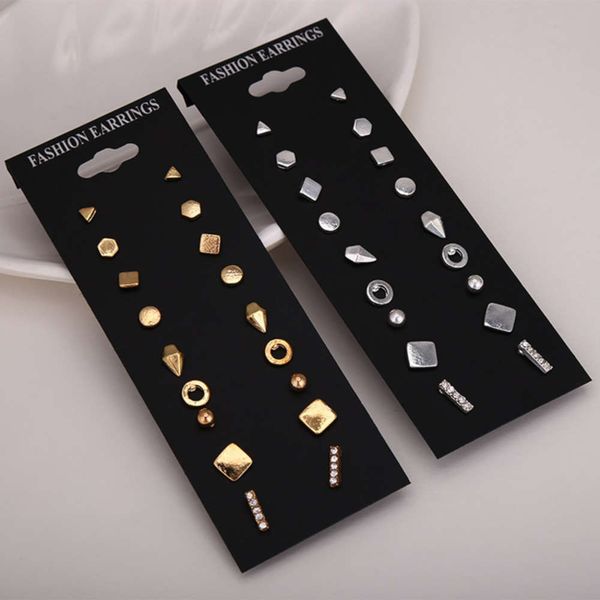 k5 trend exquisite fashion jewelry 9 pairs of combination earrings black card set earrings
k5 trend exquisite fashion jewelry 9 pairs of combination earrings black card set earrings