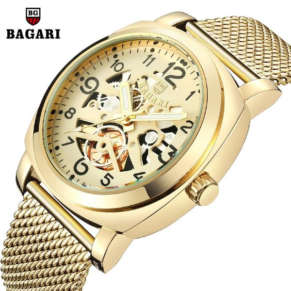 wristwatches bagari sport watch quartz watches men mens stainless steel 30m waterproof wristwatch relogio masculino, Slivery;brown
wristwatches bagari sport watch quartz watches men mens stainless steel 30m waterproof wristwatch relogio masculino, Slivery;brown