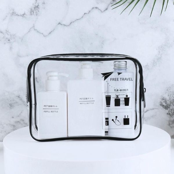 storage boxes & bins transparent pvc makeup bags travel toiletry bag clear waterproof beautician cosmetic pouch wash cases home organizer
storage boxes & bins transparent pvc makeup bags travel toiletry bag clear waterproof beautician cosmetic pouch wash cases home organizer