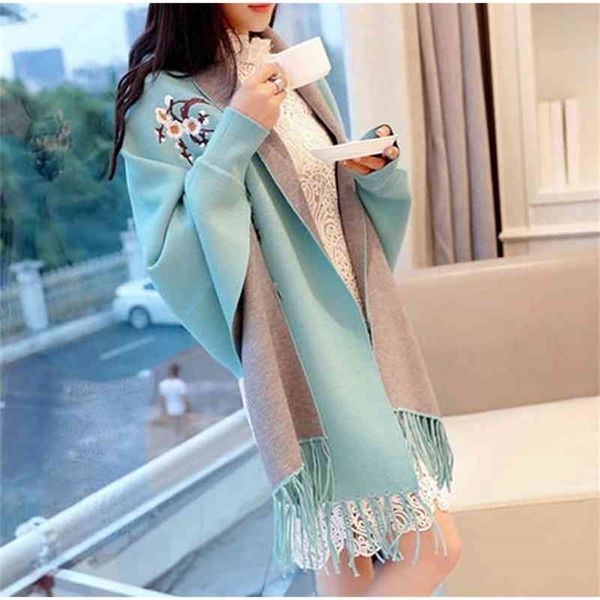 warp sweater women spring autumn fashion flower embroidery elegant ladies knitted tassels swing sweaters invierno 210602, Black
warp sweater women spring autumn fashion flower embroidery elegant ladies knitted tassels swing sweaters invierno 210602, Black