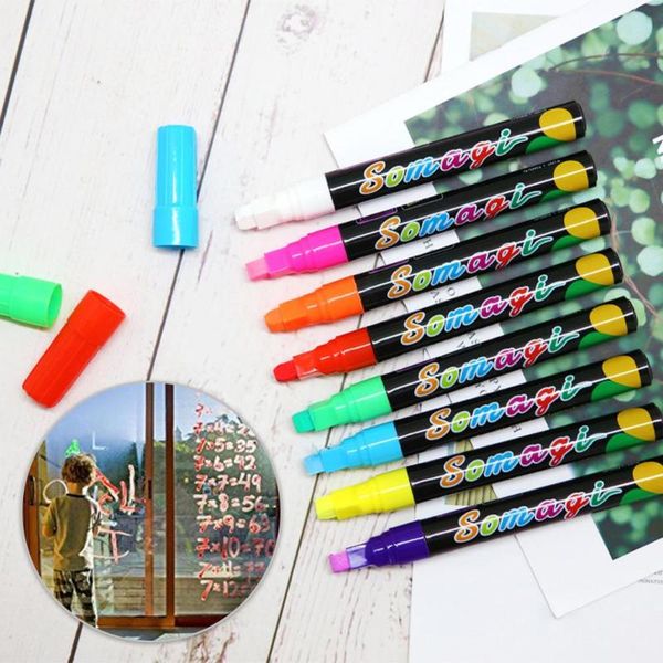 highlighters 8pcs/set erasable highlighter pen stationery 8 colors fluorescent marker drawing painting art pens, Black;red
highlighters 8pcs/set erasable highlighter pen stationery 8 colors fluorescent marker drawing painting art pens, Black;red