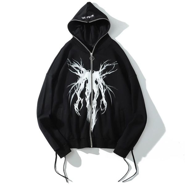 men's hoodies & sweatshirts aolamegs punk graphic print zipper ribbon hooded hoodie men casual black cool oversize coat fashion sweatsh
men's hoodies & sweatshirts aolamegs punk graphic print zipper ribbon hooded hoodie men casual black cool oversize coat fashion sweatsh