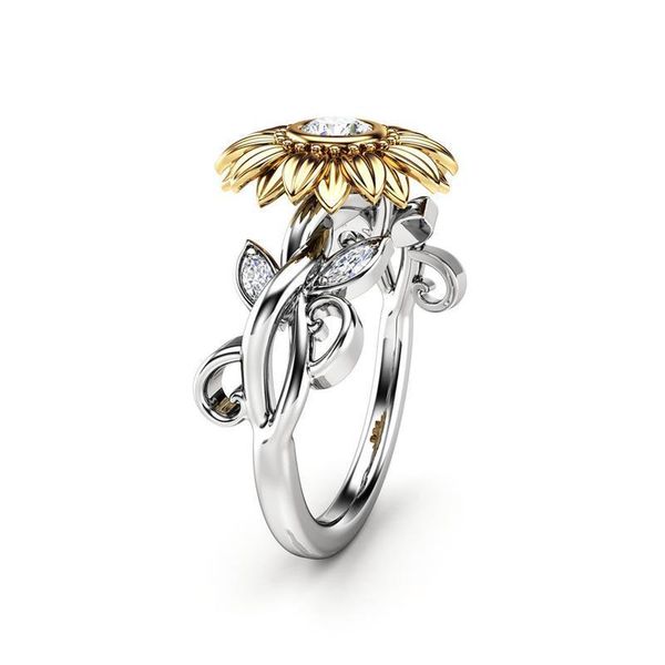 wedding rings 2021 style shine cz stone fashion jewelry femme gold silver color cute sunflower crystal for women party gifts, Slivery;golden
wedding rings 2021 style shine cz stone fashion jewelry femme gold silver color cute sunflower crystal for women party gifts, Slivery;golden