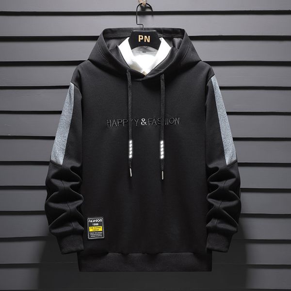 sweater men's autumn coat fat plus embroidery dign sweater loose student pullover hoodie, Black
sweater men's autumn coat fat plus embroidery dign sweater loose student pullover hoodie, Black