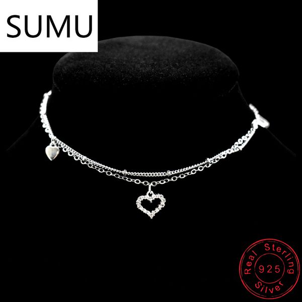 fashion 925 sterling silver heart rhinestone cz pendant double layer anklets women jewelry summer zircon foot chain bracelet, Red;blue
fashion 925 sterling silver heart rhinestone cz pendant double layer anklets women jewelry summer zircon foot chain bracelet, Red;blue