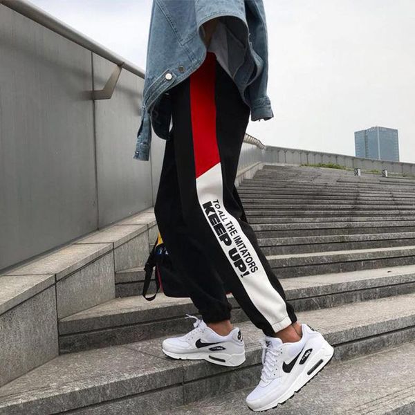 pants men's korean fashion sports autumn casual leggings loose clothes harlan, Black
pants men's korean fashion sports autumn casual leggings loose clothes harlan, Black