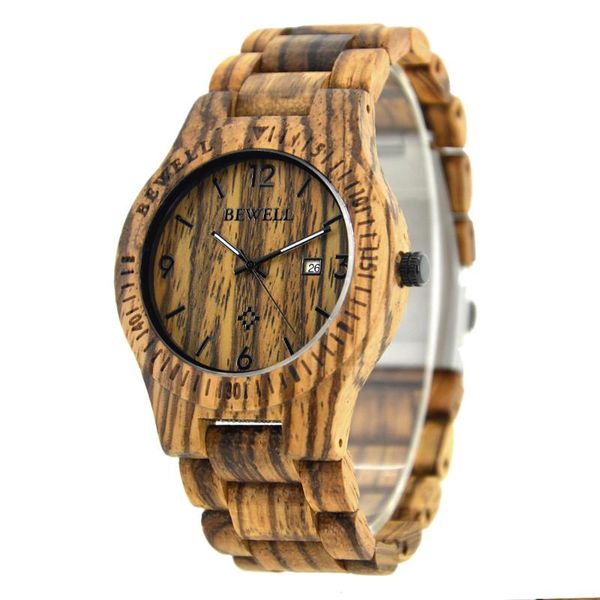 wristwatches relogio masculino selling ultra-thin bewell wood watch men wooden clock quartz wrist watches, Slivery;brown
wristwatches relogio masculino selling ultra-thin bewell wood watch men wooden clock quartz wrist watches, Slivery;brown