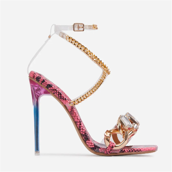 dress shoes cross-border women's 2021 european and american rhinestone chain super heel ladies sandals plus size, Black
dress shoes cross-border women's 2021 european and american rhinestone chain super heel ladies sandals plus size, Black