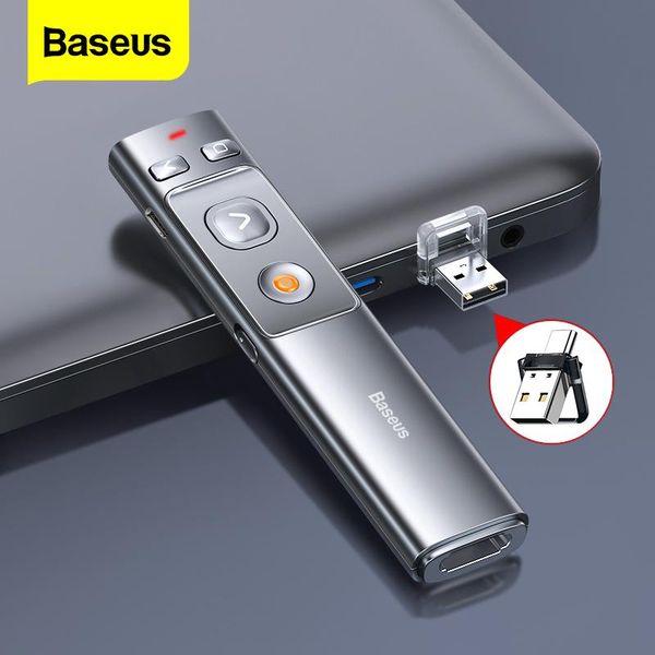 remote controlers baseus wireless presenter 2.4ghz usb type c laser pointer rf control pen for powerpoint ppt slide presentation
remote controlers baseus wireless presenter 2.4ghz usb type c laser pointer rf control pen for powerpoint ppt slide presentation