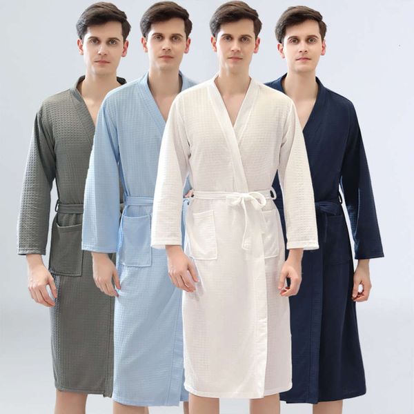 bathrobe waffle japanese kimono men's summer thin bathrobe home long nightgown pajamas sweat steaming suit
bathrobe waffle japanese kimono men's summer thin bathrobe home long nightgown pajamas sweat steaming suit