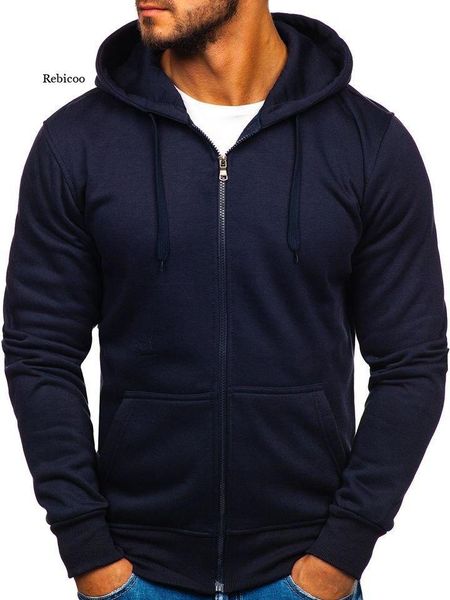 men's hoodies & sweatshirts zipper hooded sweatshirt men solid color leisure cardigan fashion hoodie, Black
men's hoodies & sweatshirts zipper hooded sweatshirt men solid color leisure cardigan fashion hoodie, Black