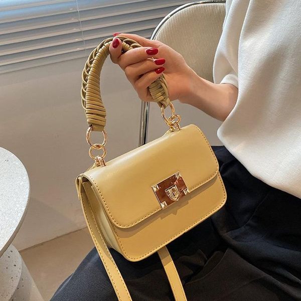 evening bags solid color lock woven handle small square bag 2021 ladies summer pu leather one-shoulder messenger bolsa
evening bags solid color lock woven handle small square bag 2021 ladies summer pu leather one-shoulder messenger bolsa