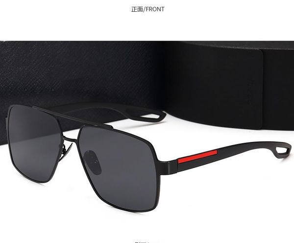 men's polarized sunglasses women driving pilot vintage brand designer male black for man uv400, White;black
men's polarized sunglasses women driving pilot vintage brand designer male black for man uv400, White;black
