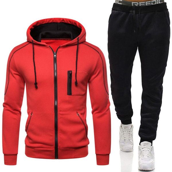 men's hoodies & sweatshirts 2021 tracksuit men 2 pieces set sweatshirt + sweatpants sportswear zipper casual mens clothing ropa hombre, Black
men's hoodies & sweatshirts 2021 tracksuit men 2 pieces set sweatshirt + sweatpants sportswear zipper casual mens clothing ropa hombre, Black