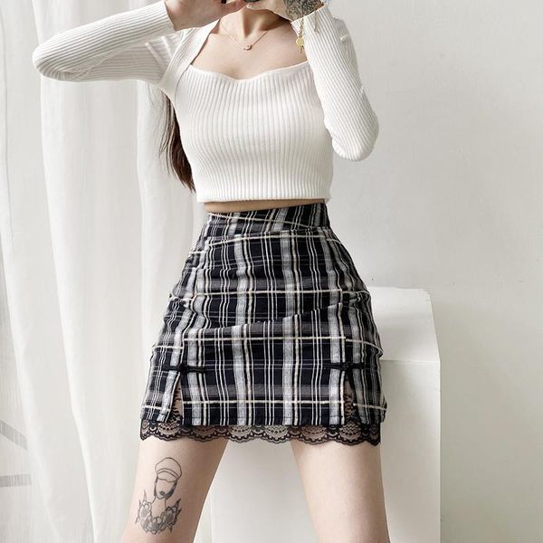 skirts girls plaid y2k fashion women's high waist harajuku mini skirt lace up hip-package hem ladies, Black
skirts girls plaid y2k fashion women's high waist harajuku mini skirt lace up hip-package hem ladies, Black
