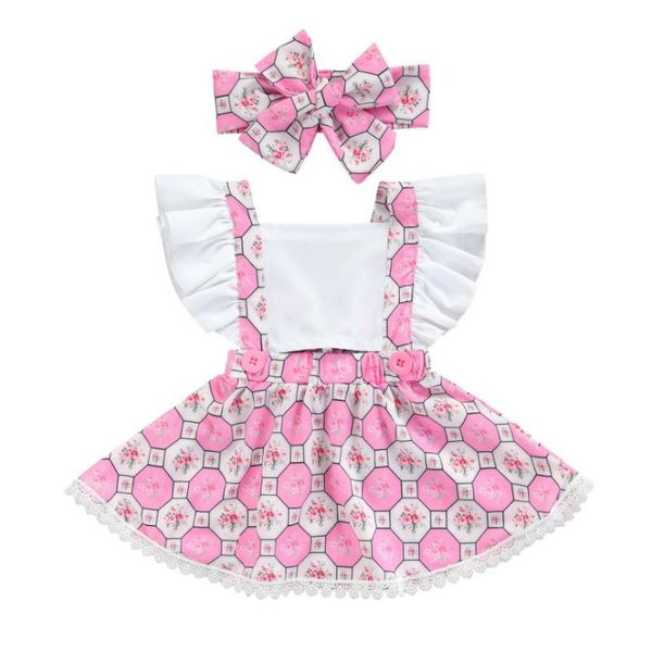 girl's dresses 2 pcs born summer outfits baby girls color block printed ruffle sleeve square collar dress headband, Red;yellow
girl's dresses 2 pcs born summer outfits baby girls color block printed ruffle sleeve square collar dress headband, Red;yellow