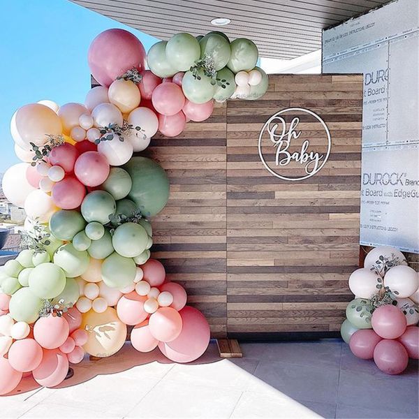 129pcs pink mix avocado green color latex balloons garland kit balloon arch wedding decorations baby shower home decors globos
129pcs pink mix avocado green color latex balloons garland kit balloon arch wedding decorations baby shower home decors globos