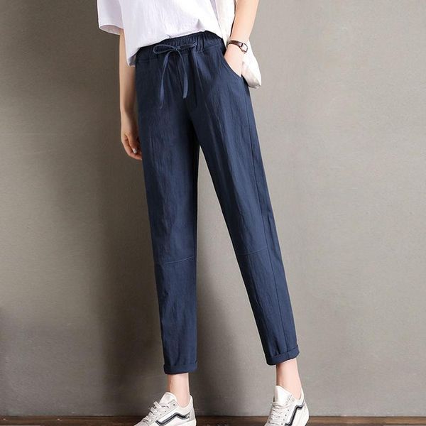 women's pants & capris soft comfort women 2021 high waist casual spring slacks navy blue long solid trousers female, Black;white
women's pants & capris soft comfort women 2021 high waist casual spring slacks navy blue long solid trousers female, Black;white