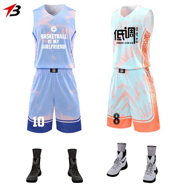 tracksuit sport suit and children's basketball men's breathable lettering sportswear training jersey match summer autumn, Gray
tracksuit sport suit and children's basketball men's breathable lettering sportswear training jersey match summer autumn, Gray